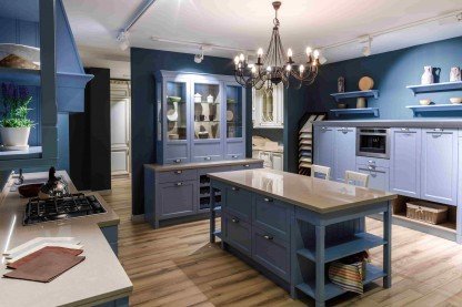 Blue Kitchen Cabinets